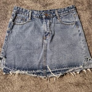 Sadie and Sage denim mini skirt